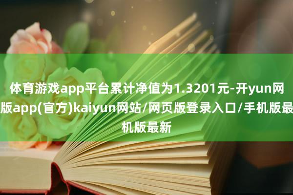 体育游戏app平台累计净值为1.3201元-开yun网页版app(官方)kaiyun网站/网页版登录入口/手机版最新